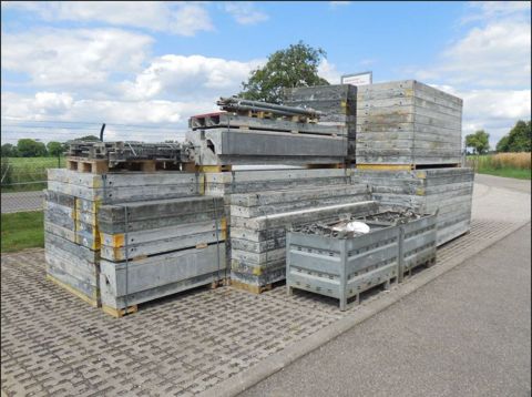 202 m² Framax wall formwork by Doka