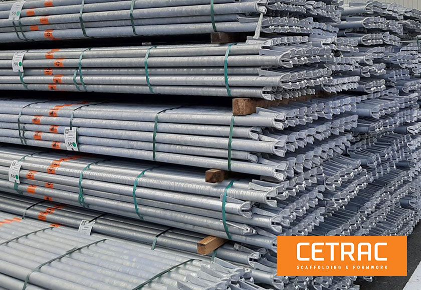 1000 sqm US Modular Scaffolding by catari incl. 3,07 m decks – NEW