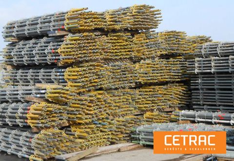 Standards 1.00 / 1.50 / 4.00 m – bulk lot of 14,200 pieces, Layher